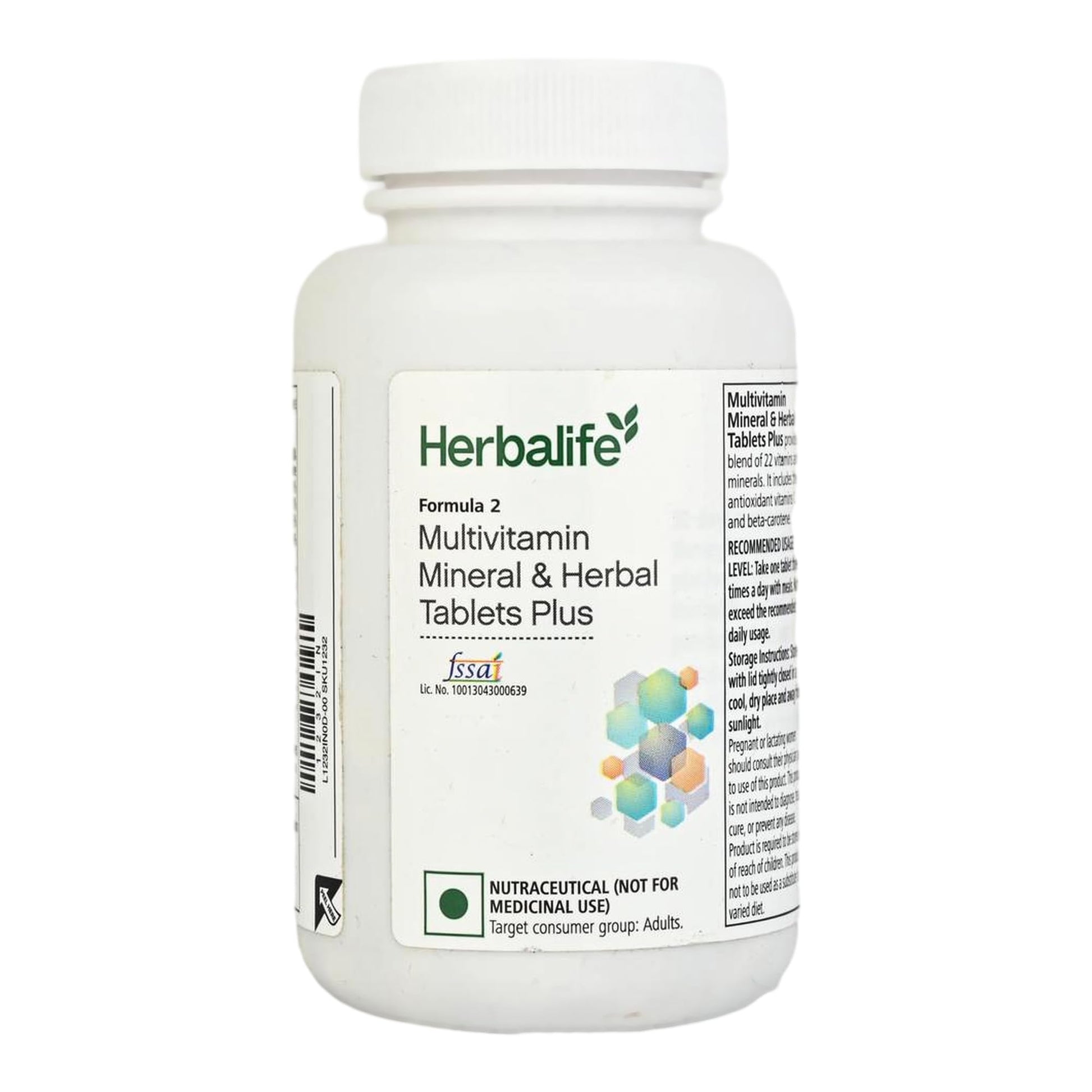Herbalife HN Formula 2 Multivitamin Mineral And Herbal Tablets, 90 Count, Dietary Supplement