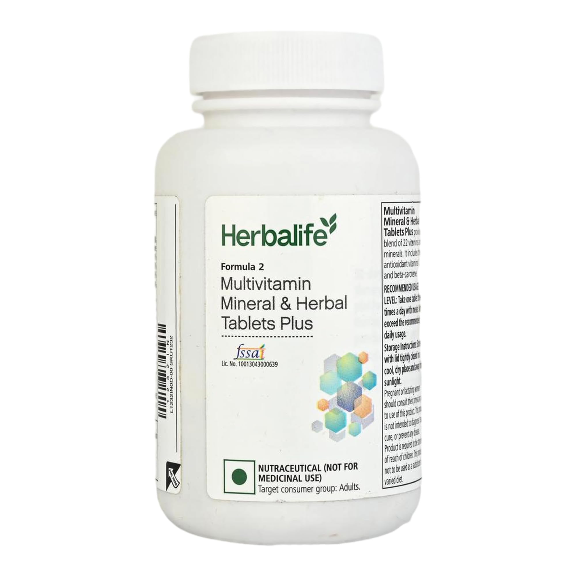 Herbalife HN Formula 2 Multivitamin Mineral And Herbal Tablets, 90 Count, Dietary Supplement