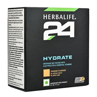 Herbalife Nutrition 24 Hydrate Meal Replacement Beverage, 20 Sachets, 130g - front view