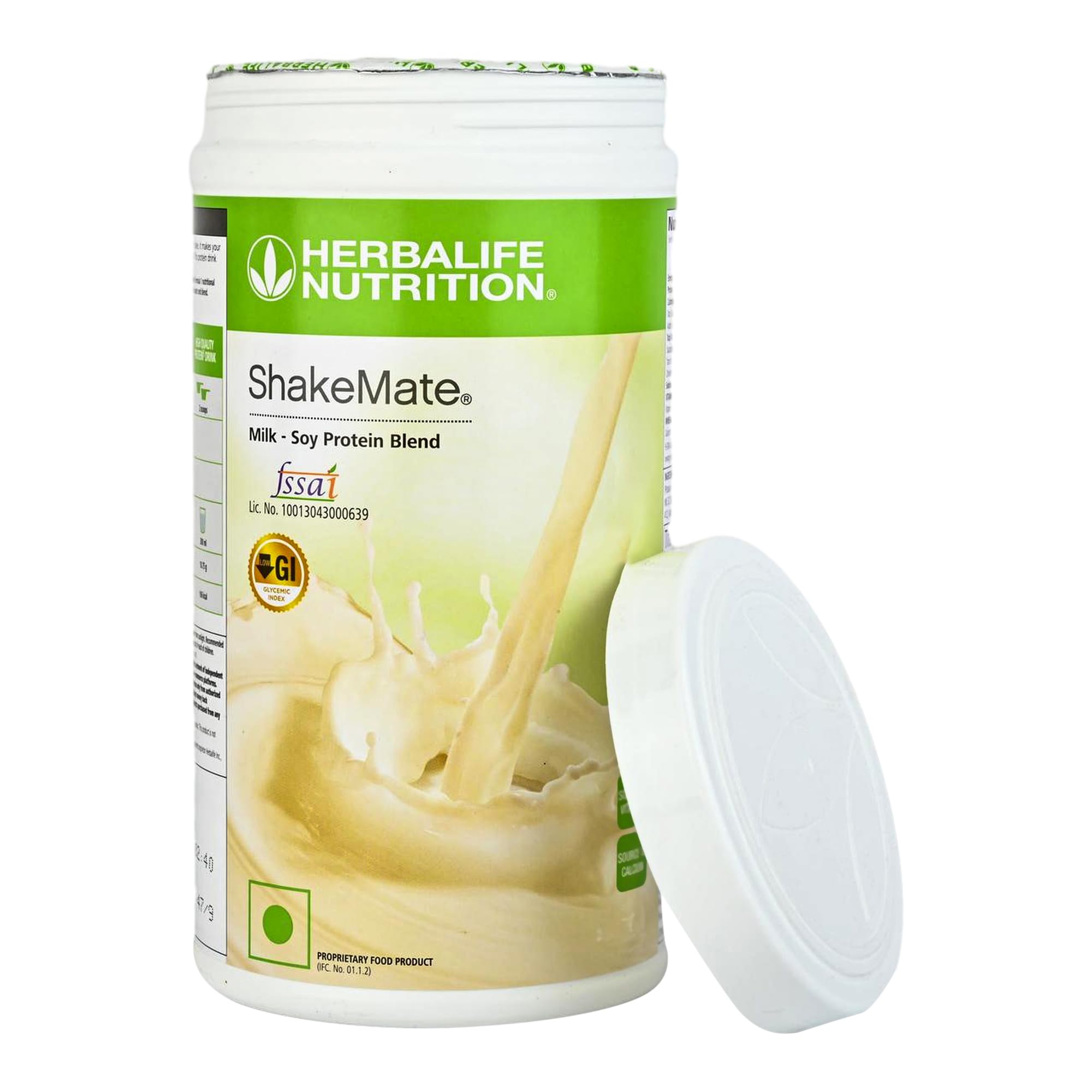 Herbalife Shakemate Powder, 500g, Plant-Based Protein Meal Replacement Shake Mix - front view