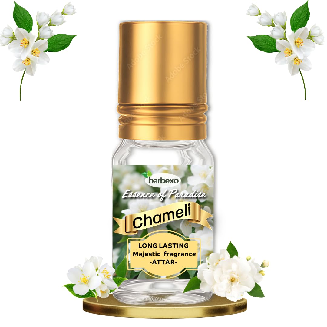 HERBEXO Attar Concentrated Perfume Oil, 6ml Roll-On Bottle, Alcohol-Free, Unisex (34)