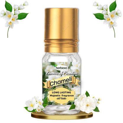 HERBEXO Attar Concentrated Perfume Oil, 6ml Roll-On Bottle, Alcohol-Free, Unisex (34)