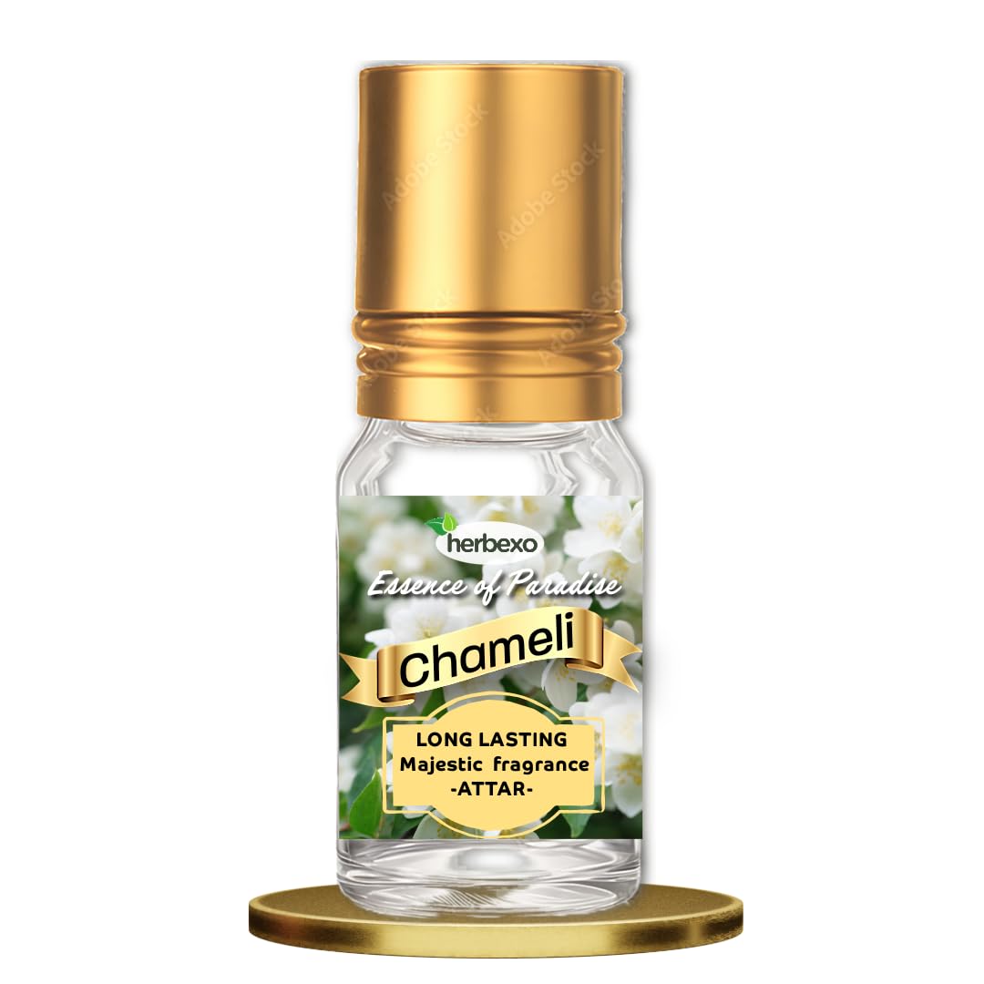 HERBEXO Attar Concentrated Perfume Oil, 6ml Roll-On Bottle, Alcohol-Free, Unisex - ingredients panel (39)