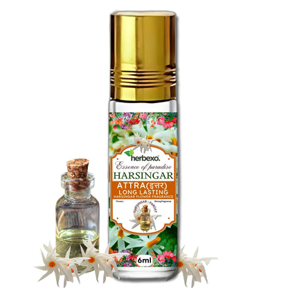 HERBEXO Attar Concentrated Perfume Oil, 6ml Roll-On Bottle, Alcohol-Free, Unisex (5)