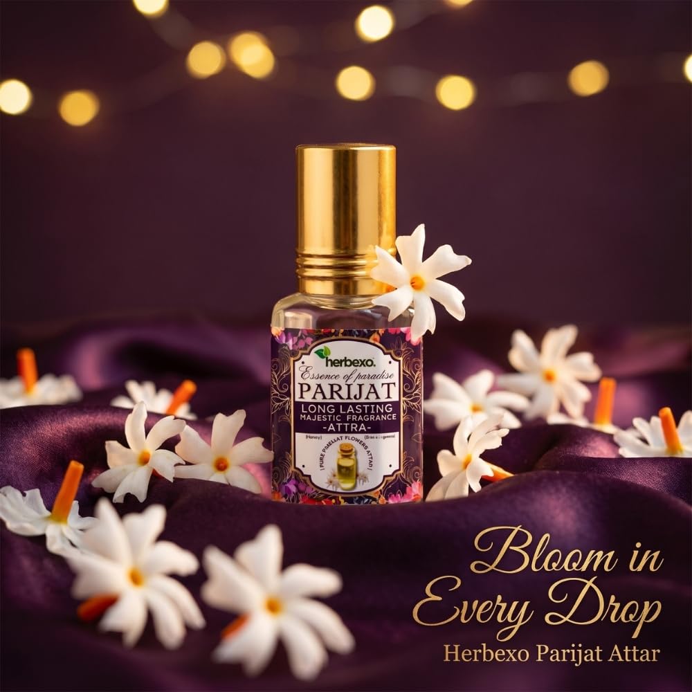 HERBEXO Attar Concentrated Perfume Oil, 6ml Roll-On Bottle, Alcohol-Free, Unisex - size and scale (57)