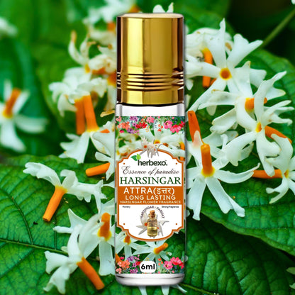 HERBEXO Attar Concentrated Perfume Oil, 6ml Roll-On Bottle, Alcohol-Free, Unisex - packaging (8)