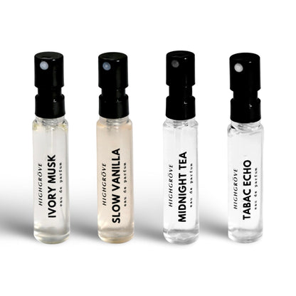Highgrōve Rakshabandhan Discovery Set Eau De Parfum, 12 Vials x 3ml, Unisex Adult Perfume (24)