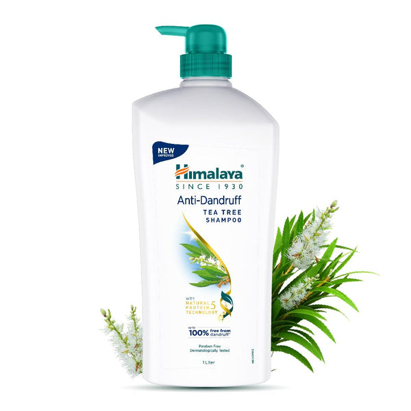 Himalaya Anti-Dandruff Shampoo with Tea Tree Oil and Aloe Vera, Herbal Scalp Shampoo