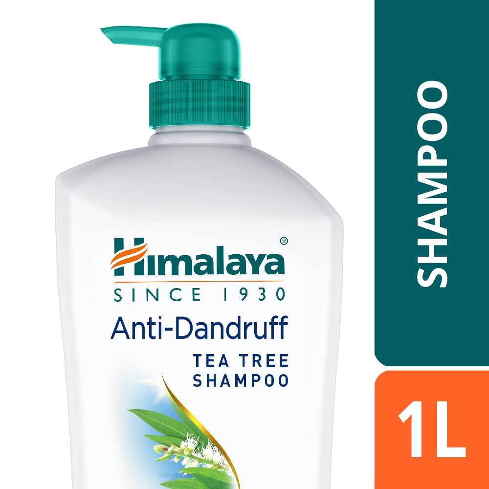 Himalaya Anti-Dandruff Shampoo with Tea Tree Oil and Aloe Vera, Herbal Scalp Shampoo - front view