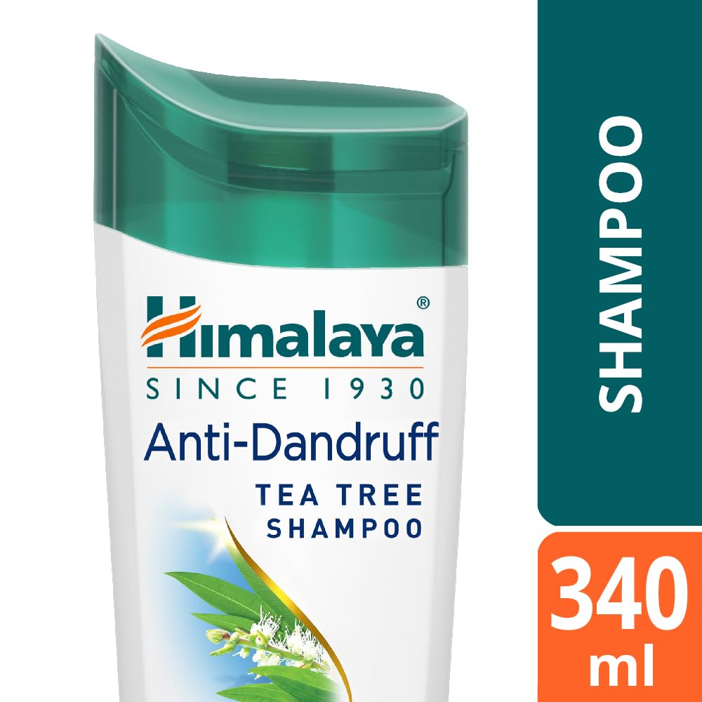 Himalaya Anti-Dandruff Shampoo with Tea Tree Oil and Aloe Vera, Herbal Scalp Shampoo - front view (23)