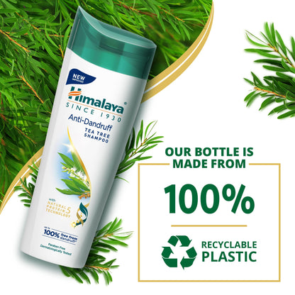 Himalaya Anti-Dandruff Shampoo with Tea Tree Oil and Aloe Vera, Herbal Scalp Shampoo - ingredients panel (24)