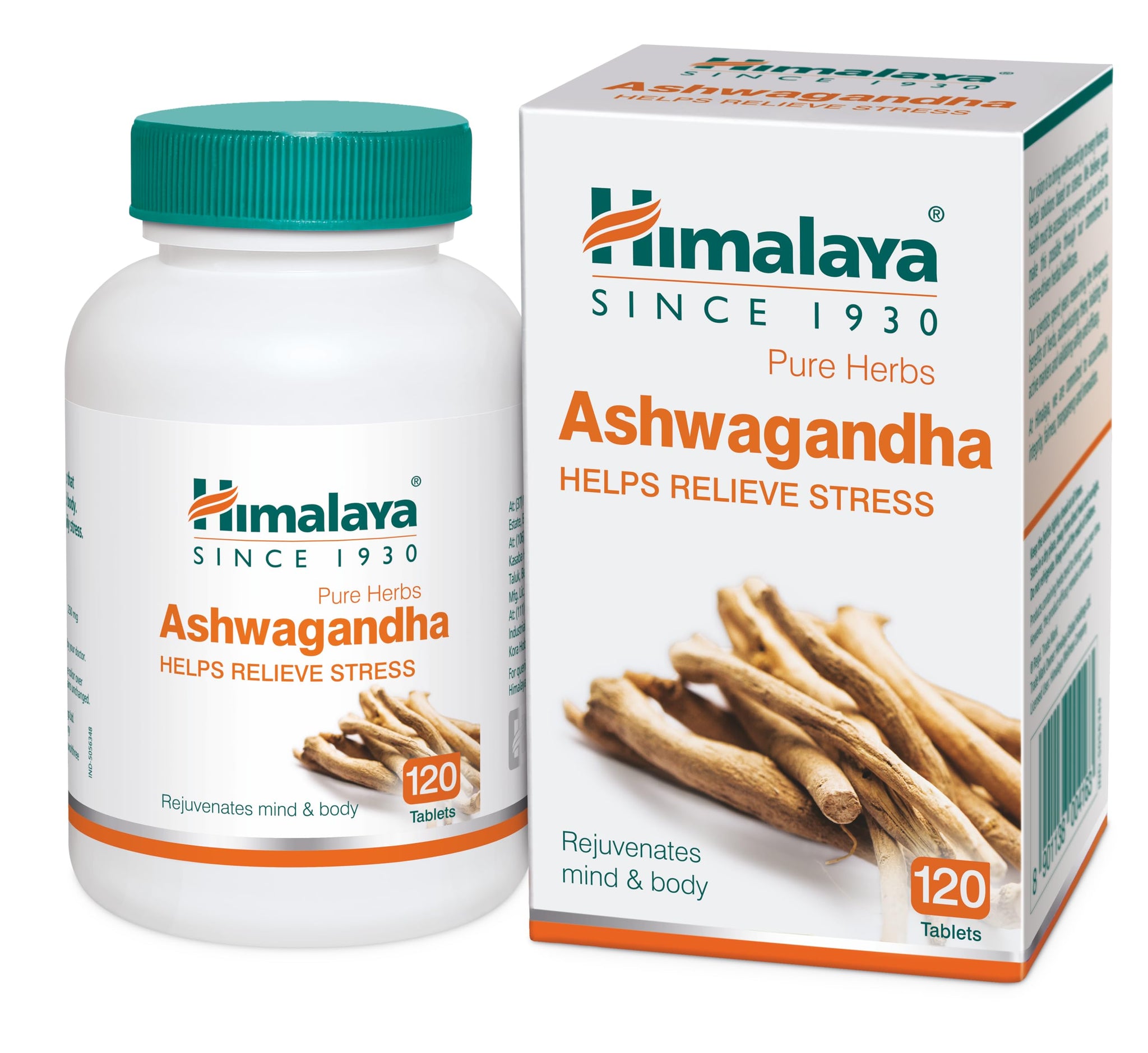 Himalaya Ashwagandha Root Extract Tablets, Herbal Supplement for Adults (12)