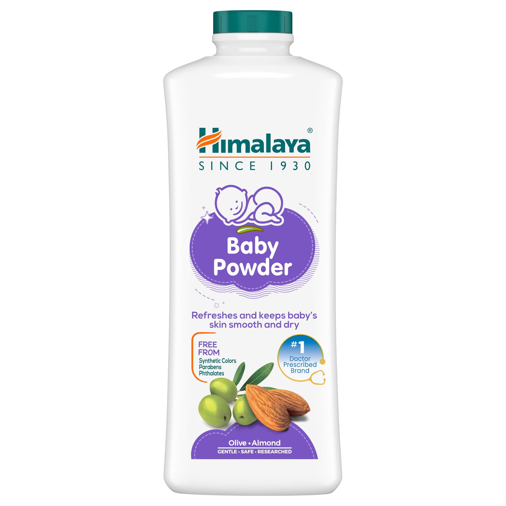 Himalaya Baby Powder with Olive Oil and Yashada Bhasma, Baby Care Powder (10)