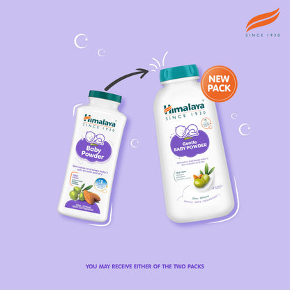 Himalaya Baby Powder with Olive Oil and Yashada Bhasma, Baby Care Powder - front view (19)