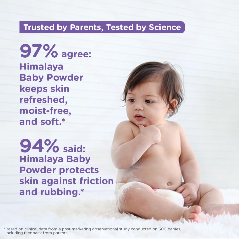 Himalaya Baby Powder with Olive Oil and Yashada Bhasma, Baby Care Powder - label detail (22)