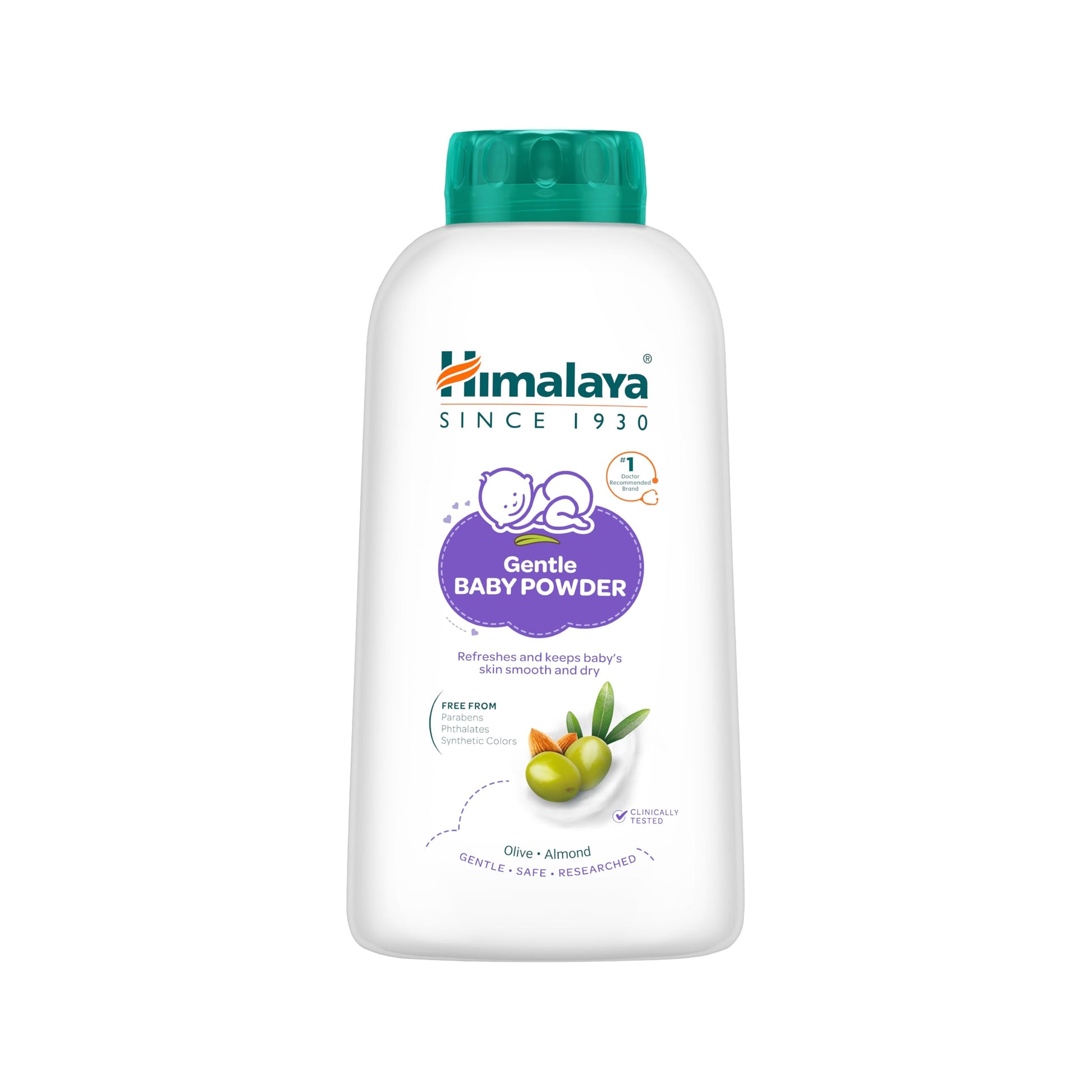 Himalaya Baby Powder with Olive Oil and Yashada Bhasma, Baby Care Powder (25)