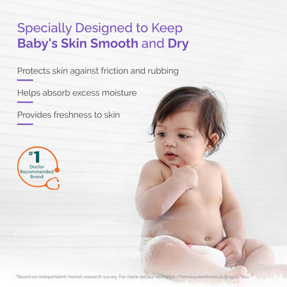 Himalaya Baby Powder with Olive Oil and Yashada Bhasma, Baby Care Powder - front view (26)