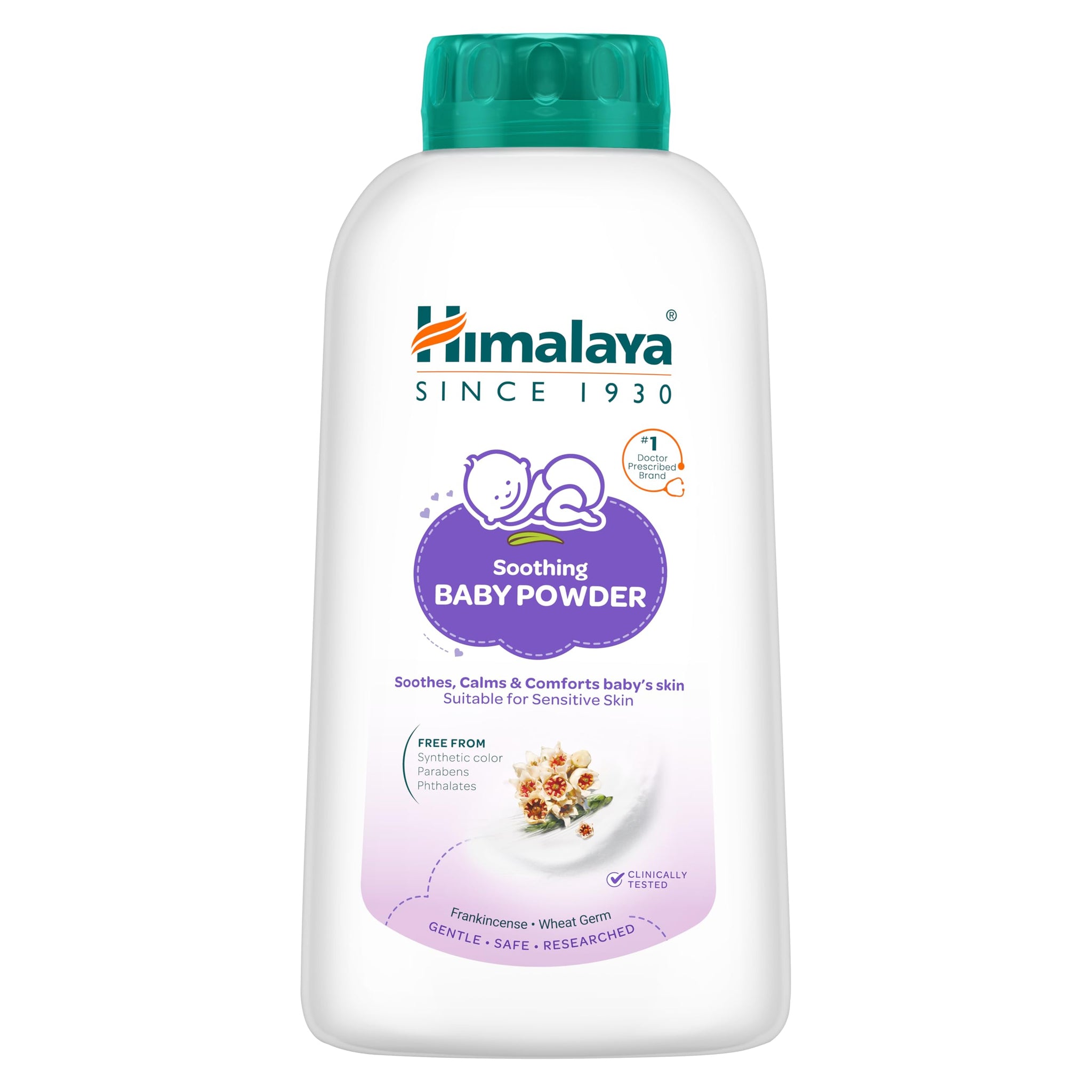 Himalaya Baby Powder with Olive Oil and Yashada Bhasma, Baby Care Powder (41)