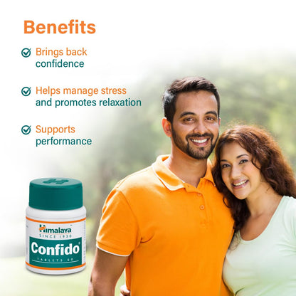 Himalaya Confido Herbal Supplement Tablets, 60 Count - ingredients panel