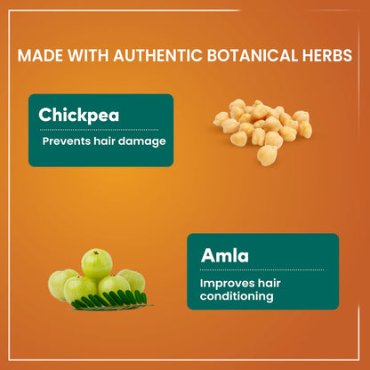 Himalaya Protein Hair Cream with Chickpea and Amla, 100g, Non-Sticky Conditioner for Men and Women - back view