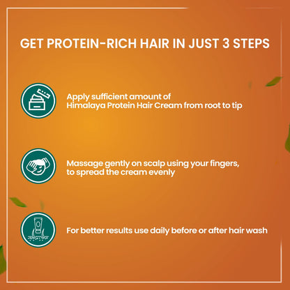 Himalaya Protein Hair Cream with Chickpea and Amla, 100g, Non-Sticky Conditioner for Men and Women - ingredients panel