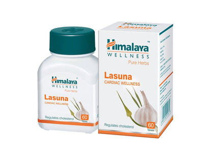 Himalaya Pure Herbs Lasuna Garlic Tablets, 250 mg, 60 Count, Herbal Supplement