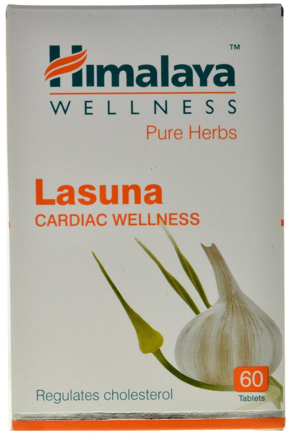 Himalaya Pure Herbs Lasuna Garlic Tablets, 250 mg, 60 Count, Herbal Supplement - packaging