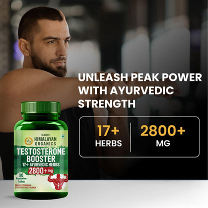 HIMALAYAN ORGANICS Vlado's Men's Supplement, 90 Veg Tablets, 2800mg+ with Ashwagandha, Shilajit, Kaunch Beej - ingredients pa