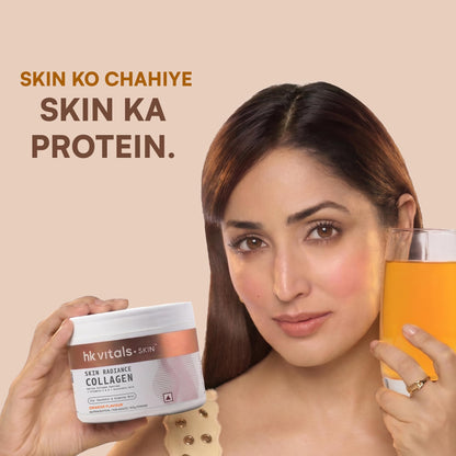 HK Vitals Collagen Powder Supplement, Marine Collagen with Vitamin C, E, Biotin and Hyaluronic Acid, Unisex Nutritional Suppl
