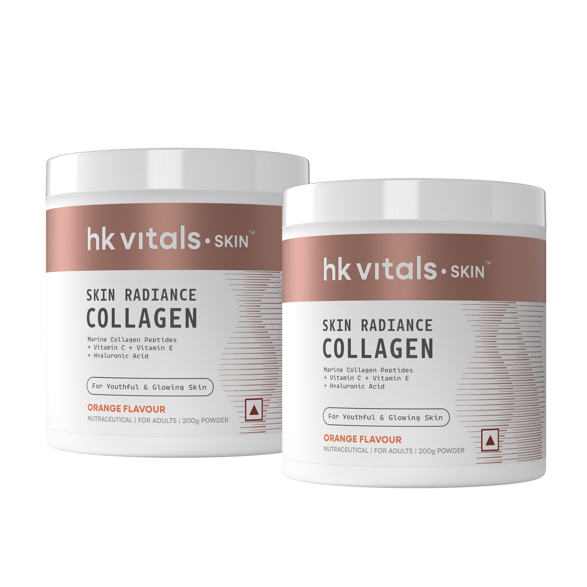 HK Vitals Collagen Powder Supplement, Marine Collagen with Vitamin C, E, Biotin and Hyaluronic Acid, Unisex Nutritional Suppl