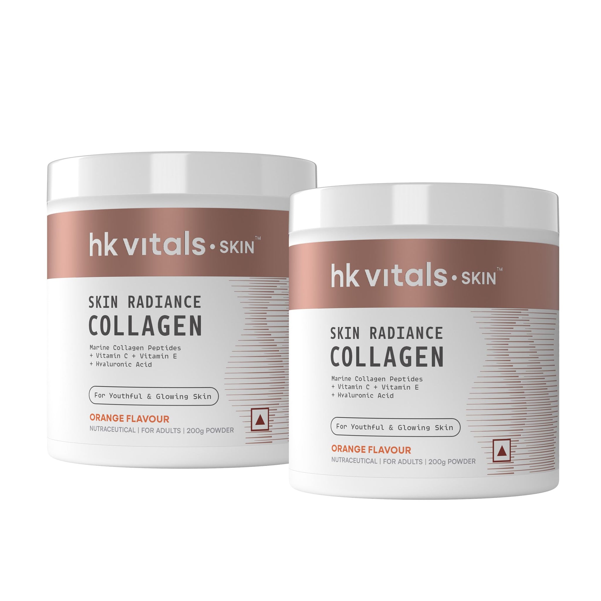 HK Vitals Collagen Powder Supplement, Marine Collagen with Vitamin C, E, Biotin and Hyaluronic Acid, Unisex Nutritional Suppl