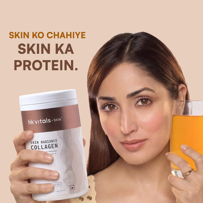 HK Vitals Collagen Powder Supplement, Marine Collagen with Vitamin C, E, Biotin and Hyaluronic Acid, Unisex Nutritional Suppl