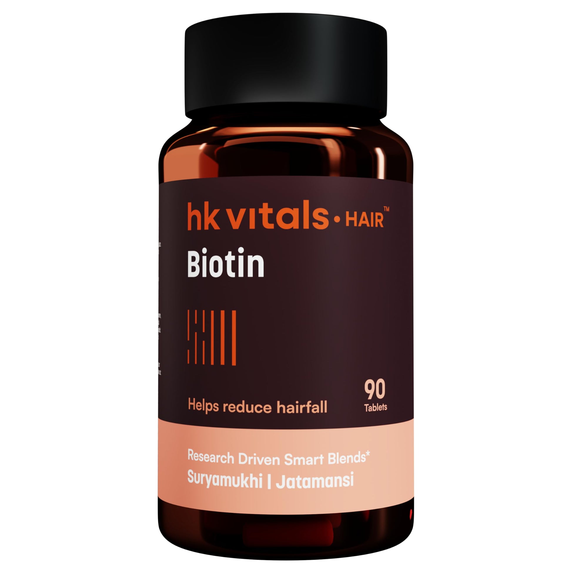 HK Vitals Hair Vitamins for Women, Vitamin B7 Biotin Tablets with Ashwagandha Tulsi Amla, Adult Dietary Supplement (19)