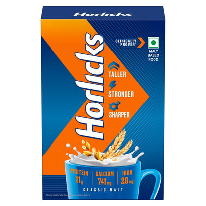 Horlicks Classic Malt Nutrition Drink Mix, 1kg Refill Powder