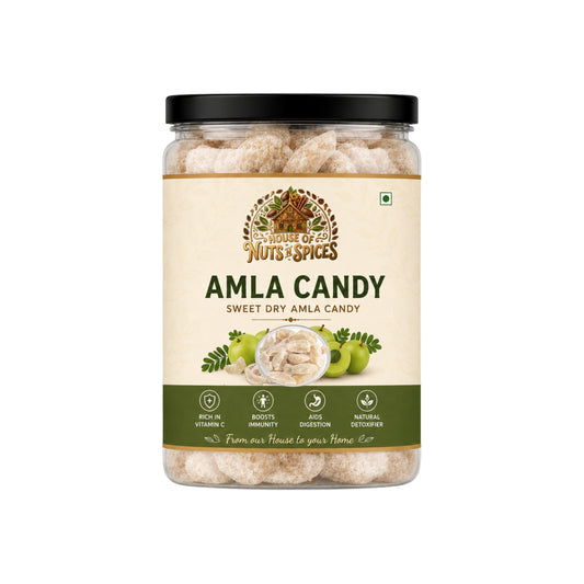 House of Nuts and Spices Sweet Amla Candy, Indian Gooseberry Candy, Traditional Snack