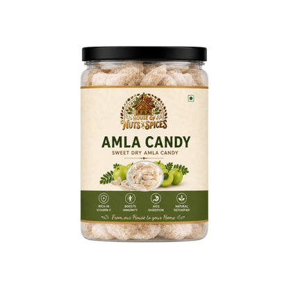 HOUSE OF NUTS N SPICES Sweet Amla Candy 250gm | Sweet & Tangy Indian Gooseberry Candy | Digestive Candy Rich in Vitamin C | H