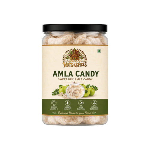 HOUSE OF NUTS N SPICES Sweet Amla Candy 250gm | Sweet & Tangy Indian Gooseberry Candy | Digestive Candy Rich in Vitamin C | H