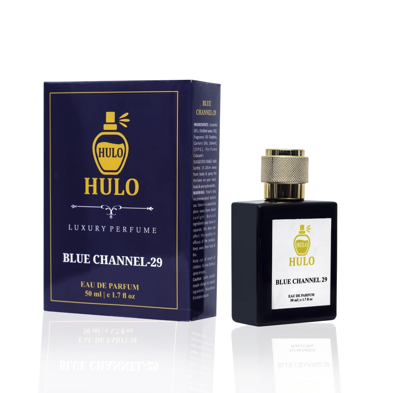 Hulo Eau de Parfum 50ml Unisex Fragrance Spray for Daily Wear