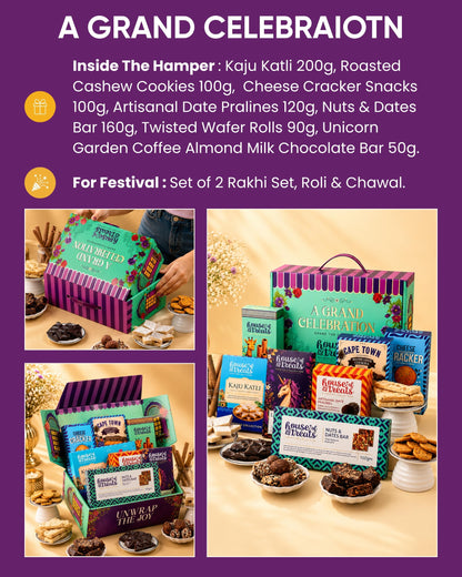 Hyperfoods® Rakhi Hamper For Brother RawFruit Gifts From The Orchards Dry fruit 120 Grams(Cashews, Almonds, Pista, Raisins 30