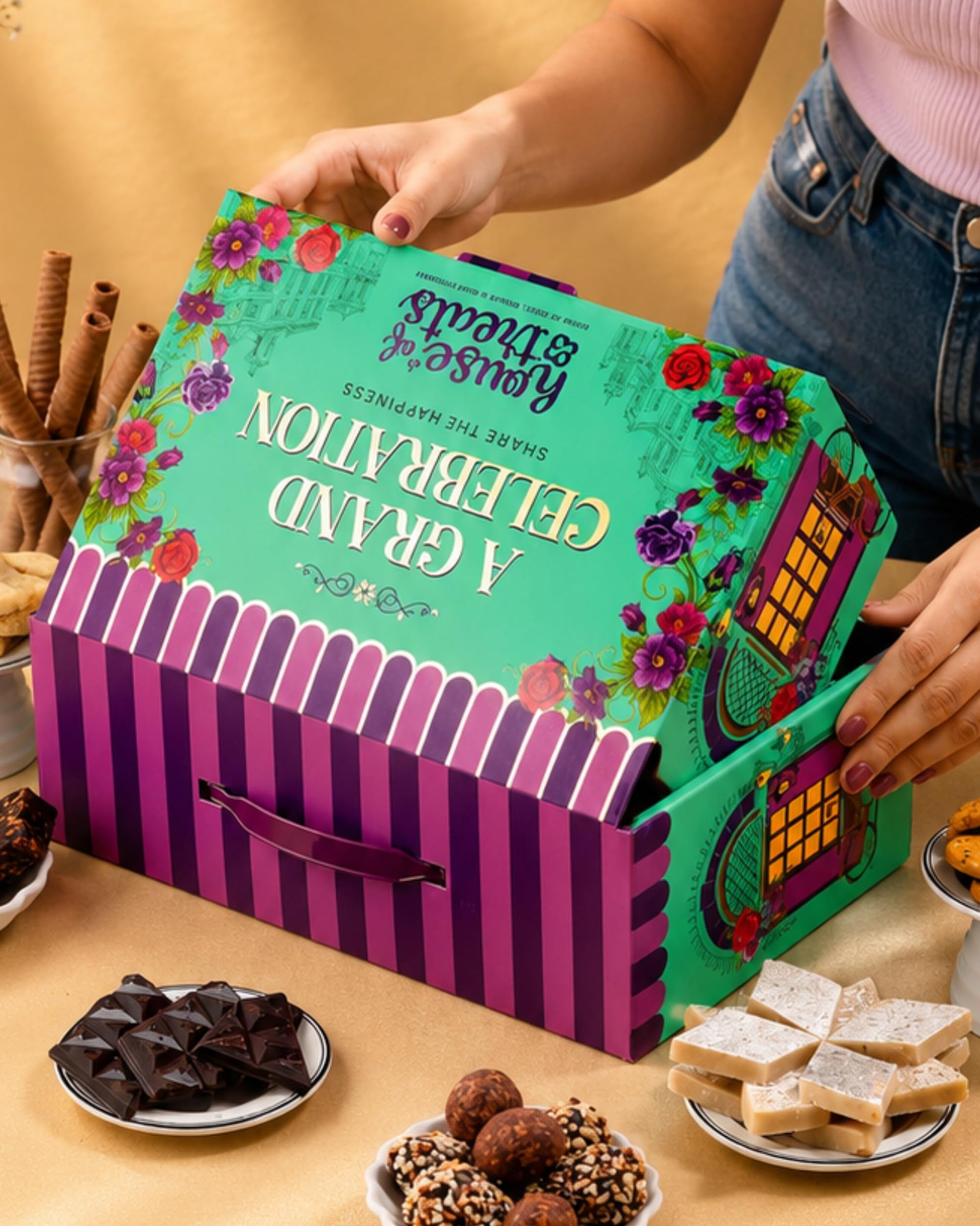 Hyperfoods® Rakhi Hamper For Brother RawFruit Gifts From The Orchards Dry fruit 120 Grams(Cashews, Almonds, Pista, Raisins 30