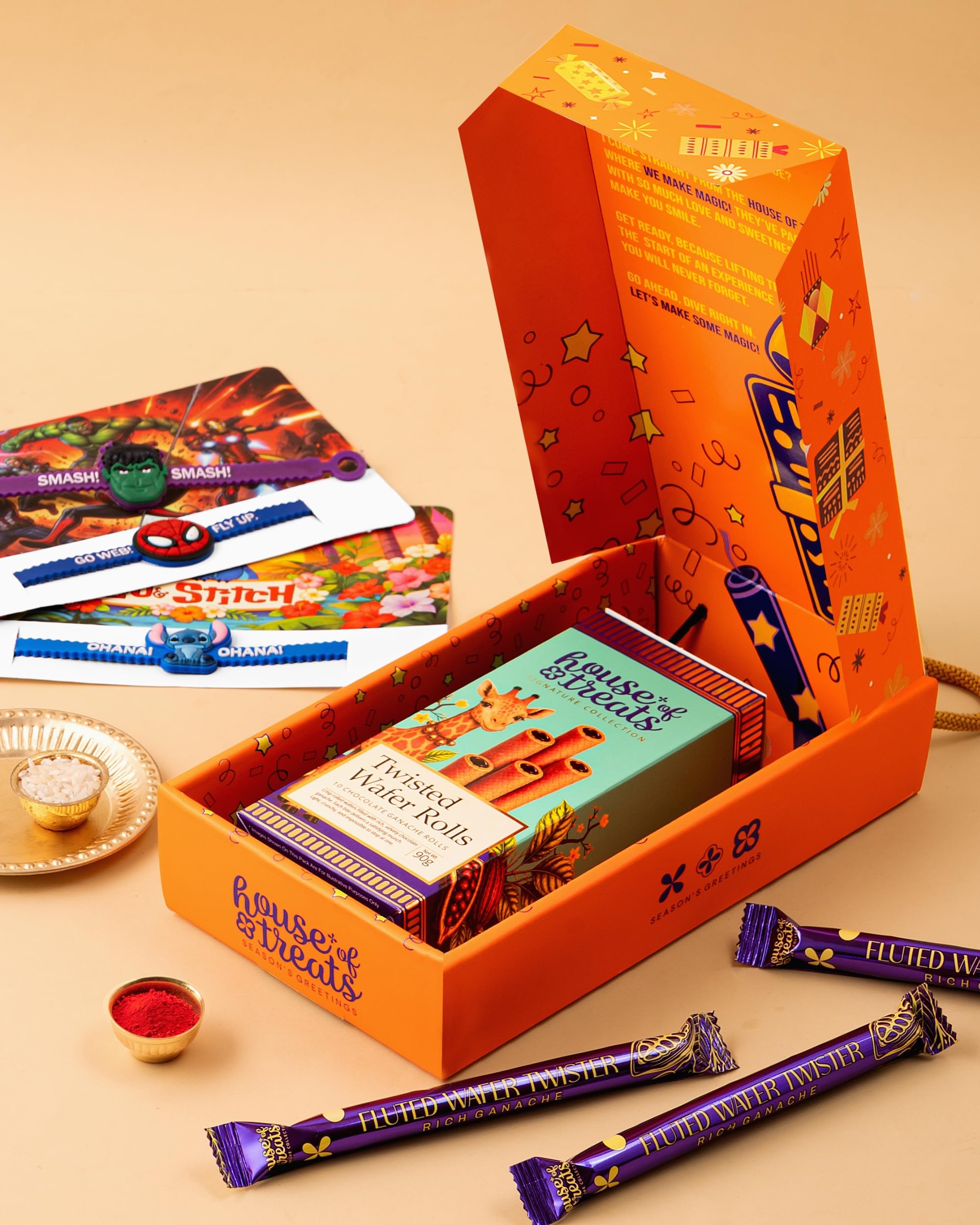 Hyperfoods® Rakhi Hamper For Brother RawFruit Gifts From The Orchards Dry fruit 120 Grams(Cashews, Almonds, Pista, Raisins 30