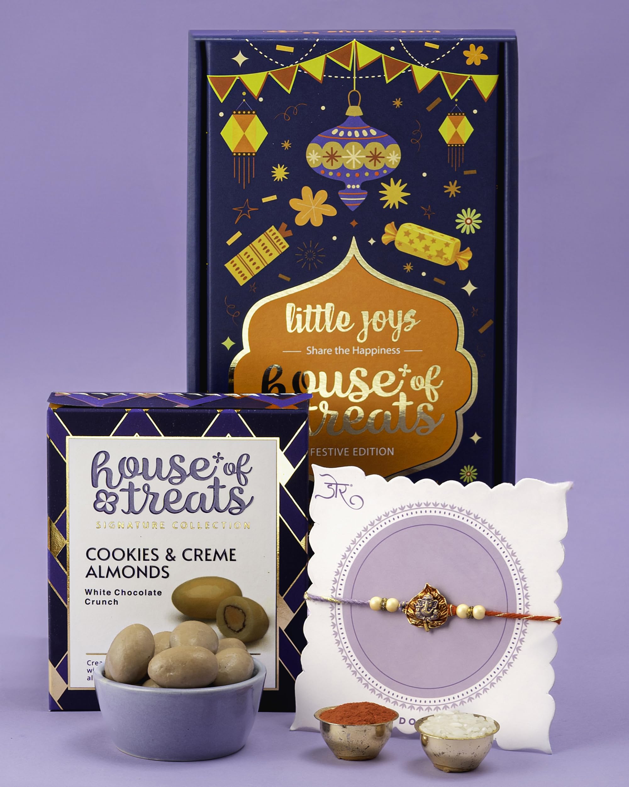 Hyperfoods® Rakhi Hamper For Brother RawFruit Gifts From The Orchards Dry fruit 120 Grams(Cashews, Almonds, Pista, Raisins 30