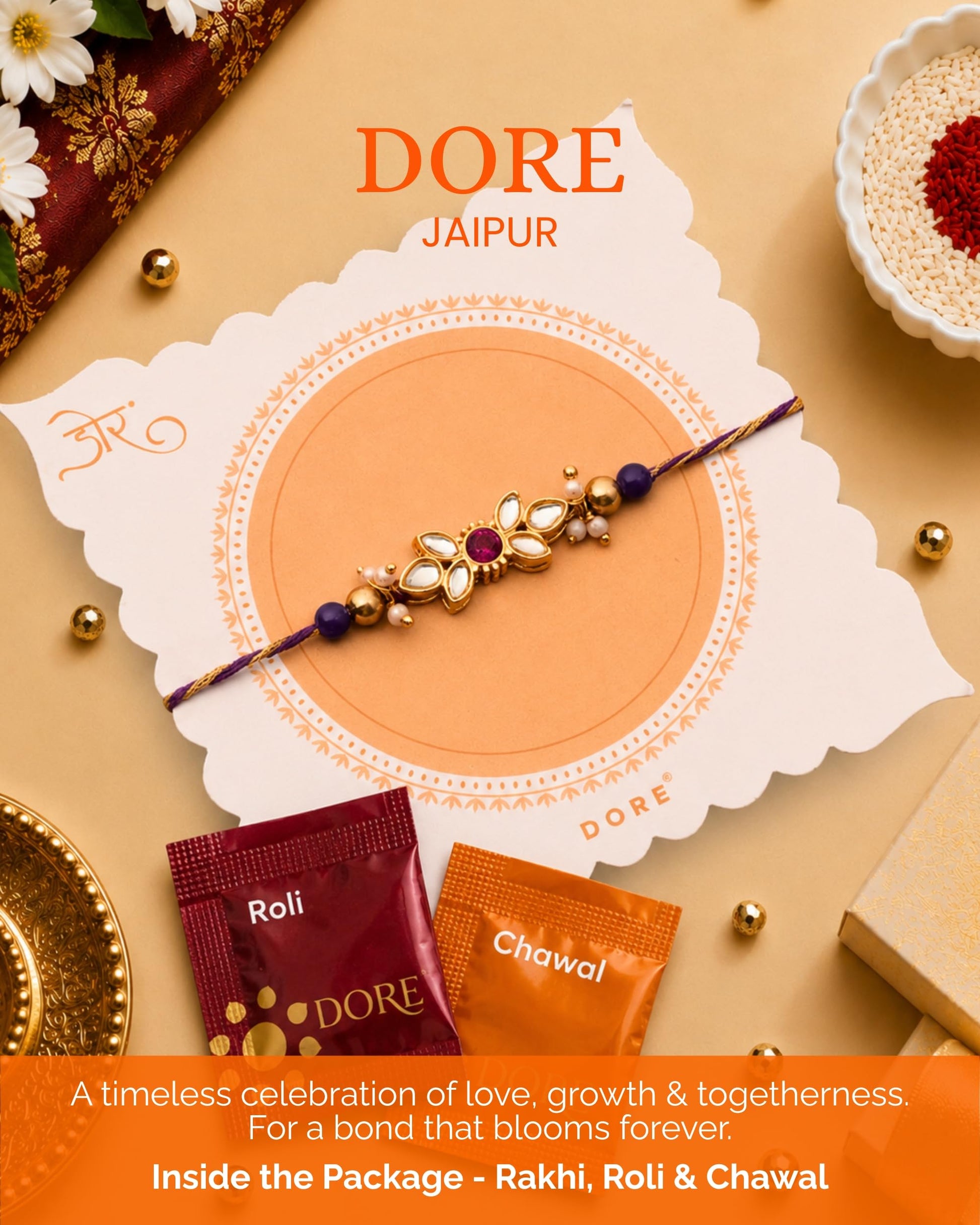Hyperfoods® Rakhi Hamper For Brother RawFruit Gifts From The Orchards Dry fruit 120 Grams(Cashews, Almonds, Pista, Raisins 30