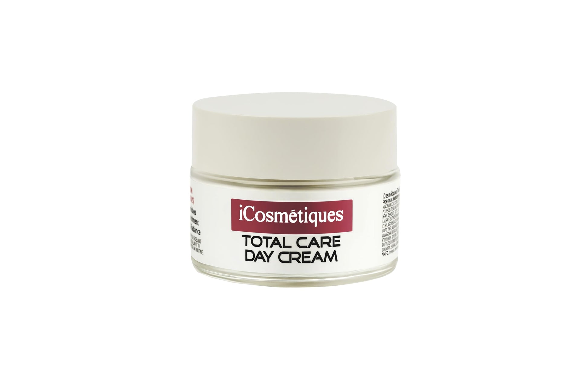 iCosmetiques Day Cream |Vitamins B3, C, E |Shea Butter & Glycerin |SPF Protection with 4 Sunscreens for Glowing Skin |Mineral