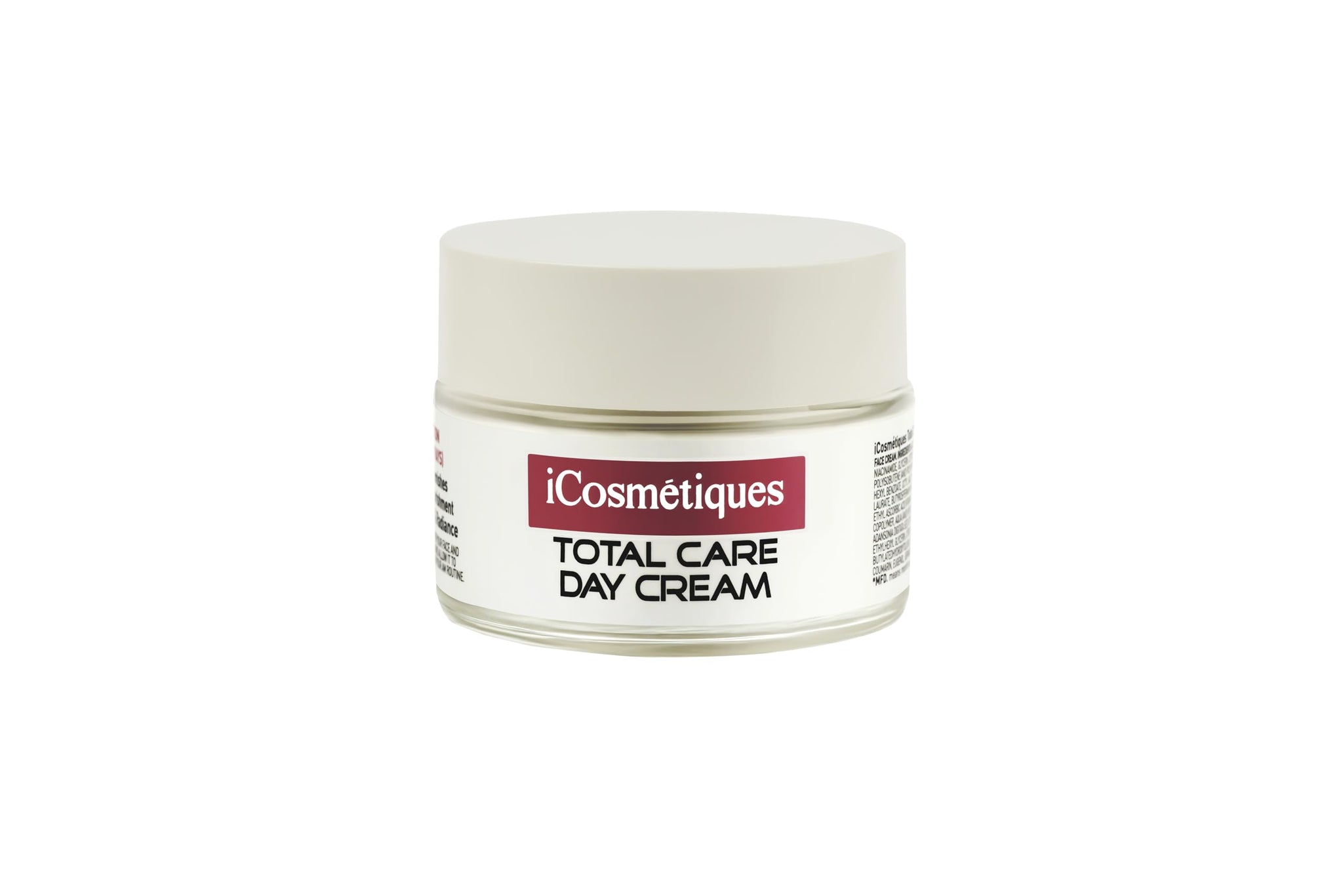 iCosmetiques Day Cream |Vitamins B3, C, E |Shea Butter & Glycerin |SPF Protection with 4 Sunscreens for Glowing Skin |Mineral