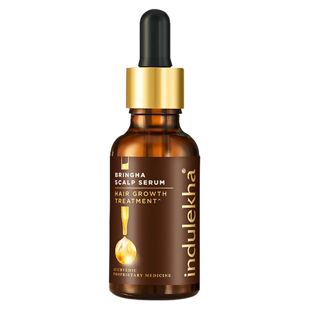 Indulekha Bringha Scalp Serum, 30ml, Ayurvedic Hair, 30g, Hair Regrowth Treatments