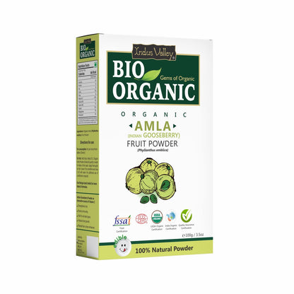 INDUS VALLEY Amla Powder, Organic Indian Gooseberry Powder, Natural Herbal Powder