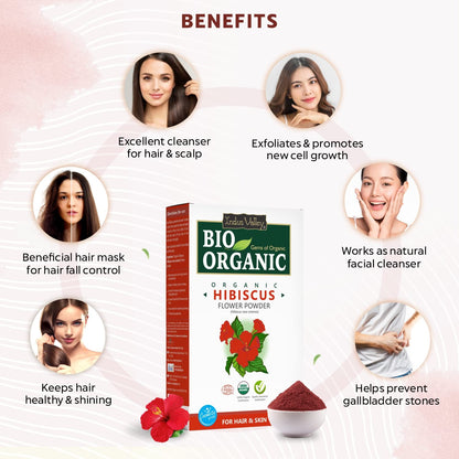 INDUS VALLEY Amla Powder, Organic Indian Gooseberry Powder, Natural Herbal Powder - front view (19)