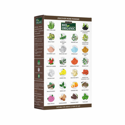 INDUS VALLEY Amla Powder, Organic Indian Gooseberry Powder, Natural Herbal Powder - front view (28)
