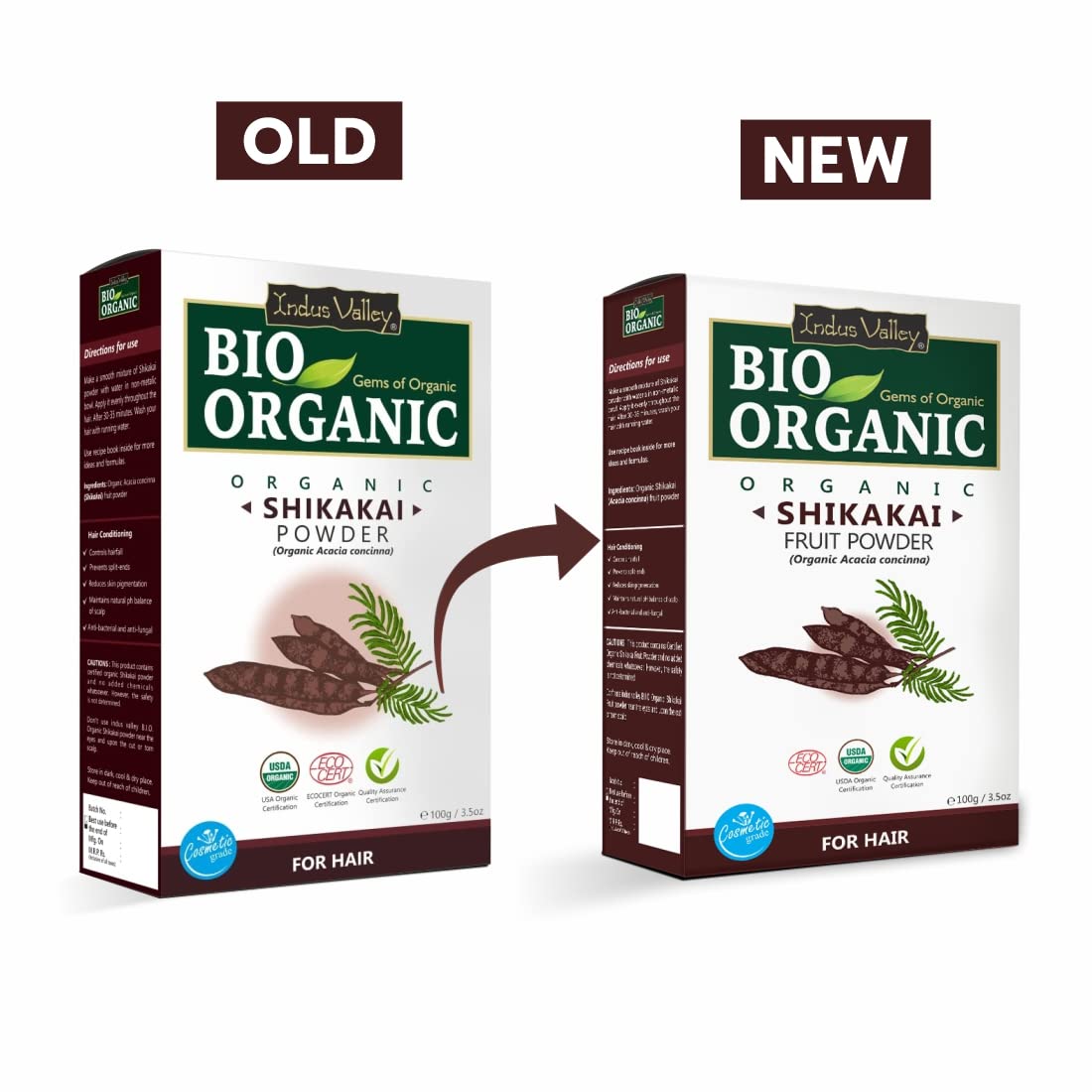 INDUS VALLEY Amla Powder, Organic Indian Gooseberry Powder, Natural Herbal Powder - in use (39)